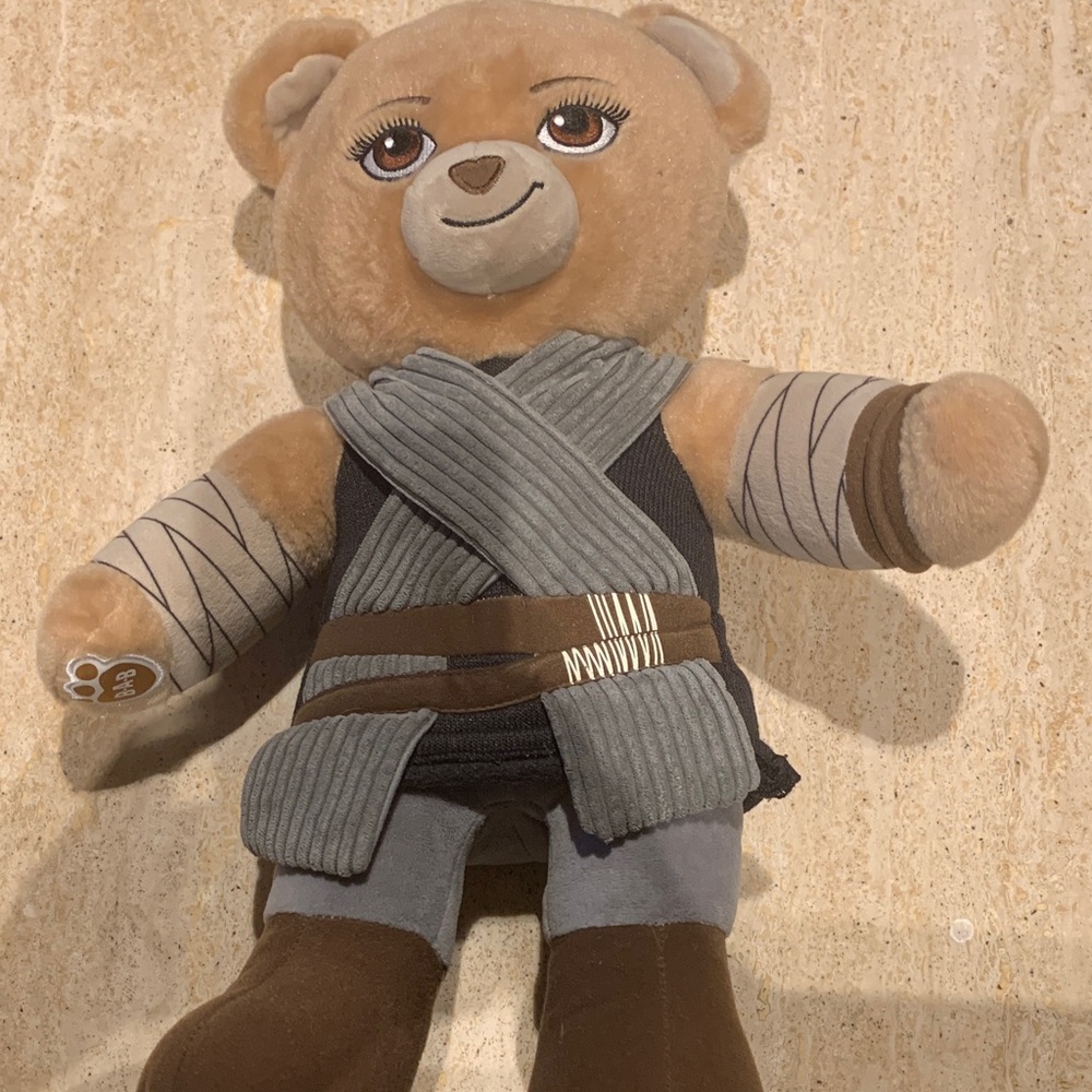 Build-A-Bear Tan Star Wars Bear with Gray Outfit